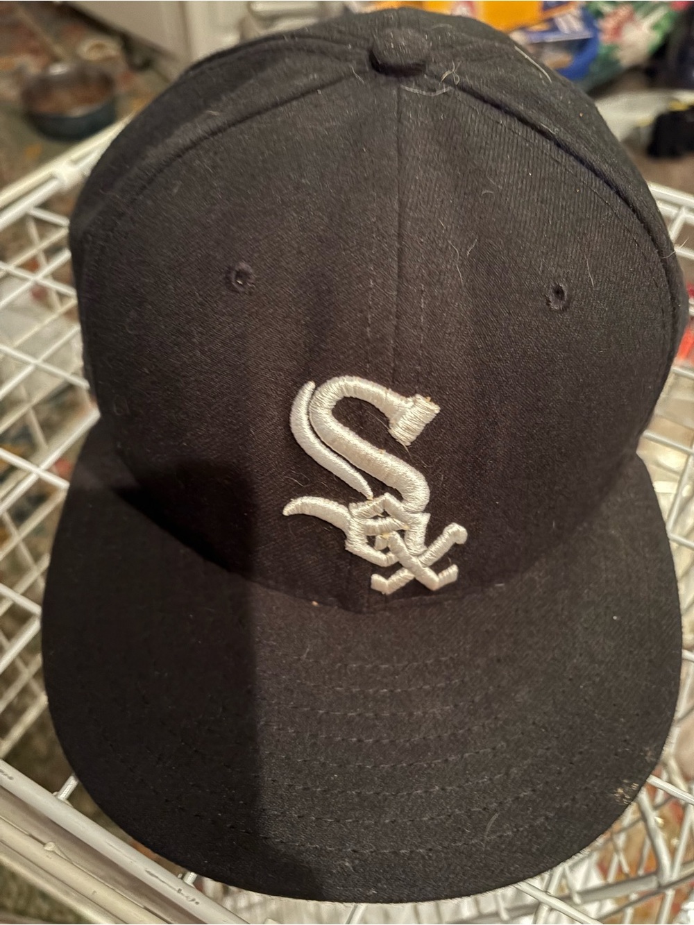 MLB White Chicago White Sox Fitted Hat